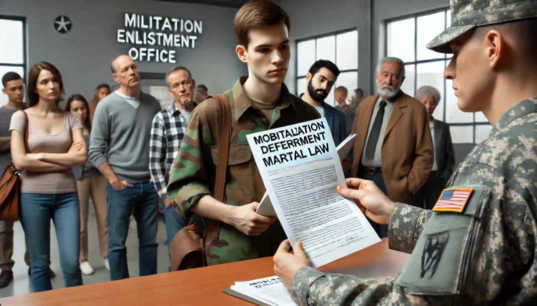 Відстрочка від призову воєнний стан