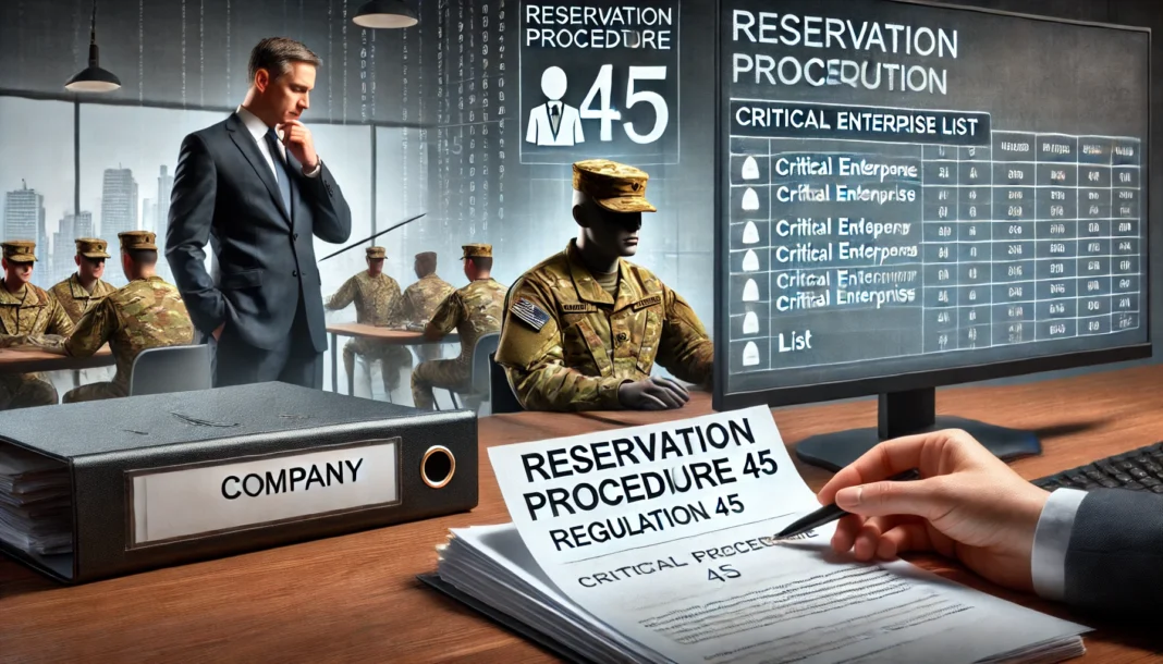 Порядок бронювання військовозобов’язаних 45