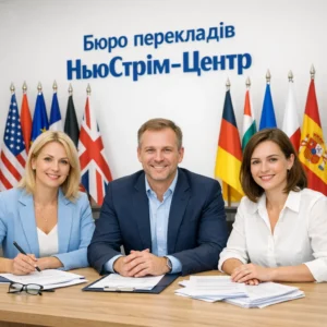 Бюро перекладів НьюСтрім-Центр оформлення документів для міжнародного використання